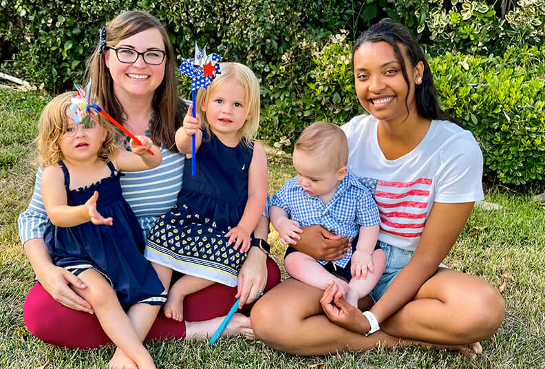 Fourth of July with an au pair from Brazil